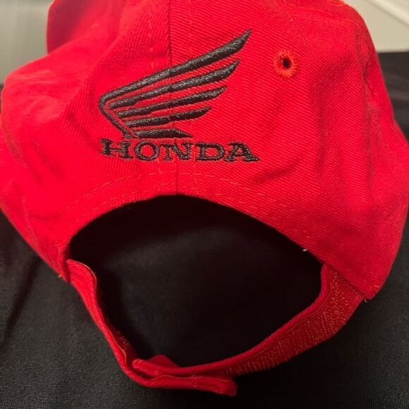 Honda Pioneer Side By Side Red Adjustable Baseball Ball Cap Hat. - Picture 7 of 7